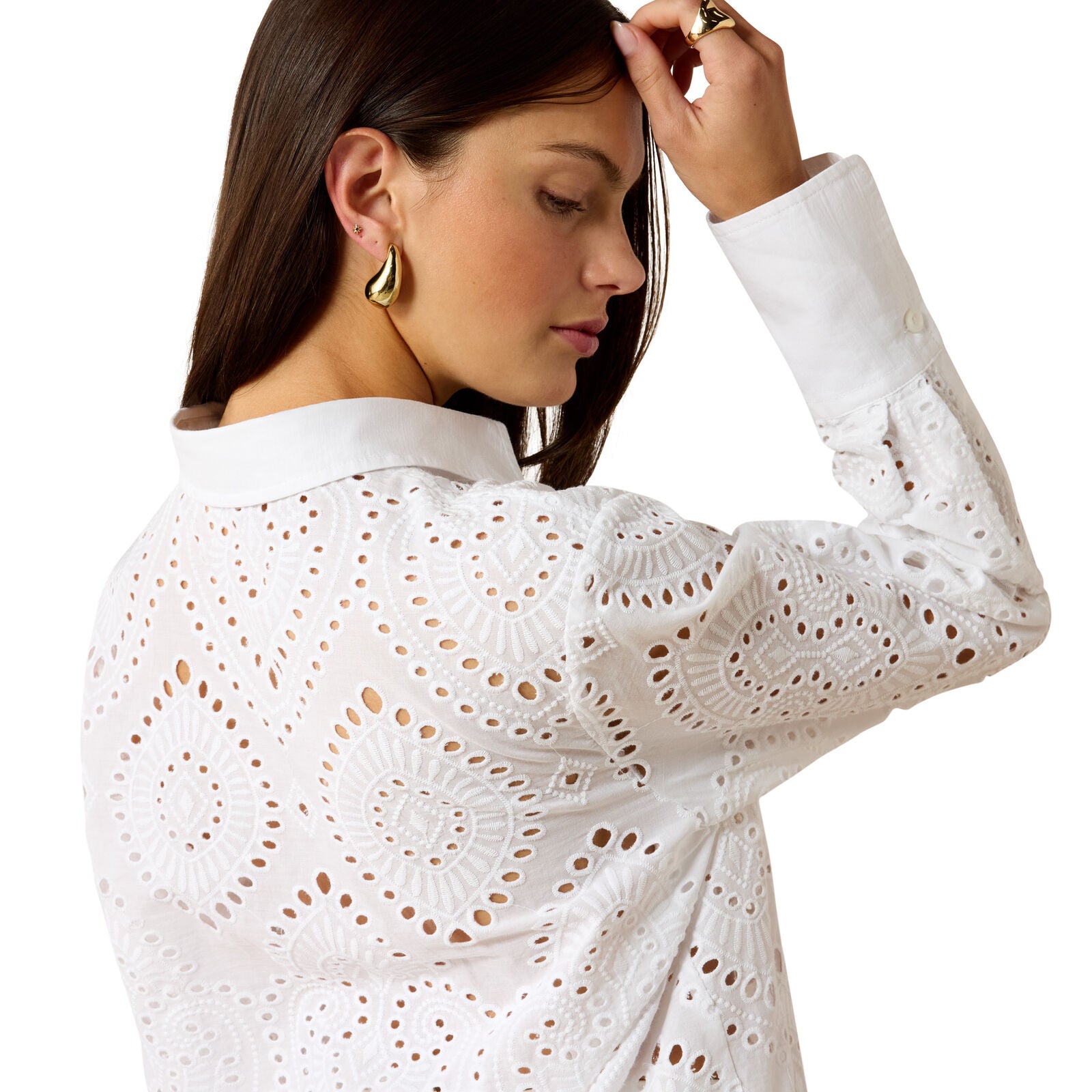 Ariat Womens Millington L/S Blouse (10072731) White