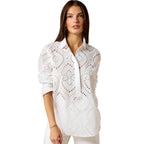 Ariat Womens Millington L/S Blouse (10072731) White