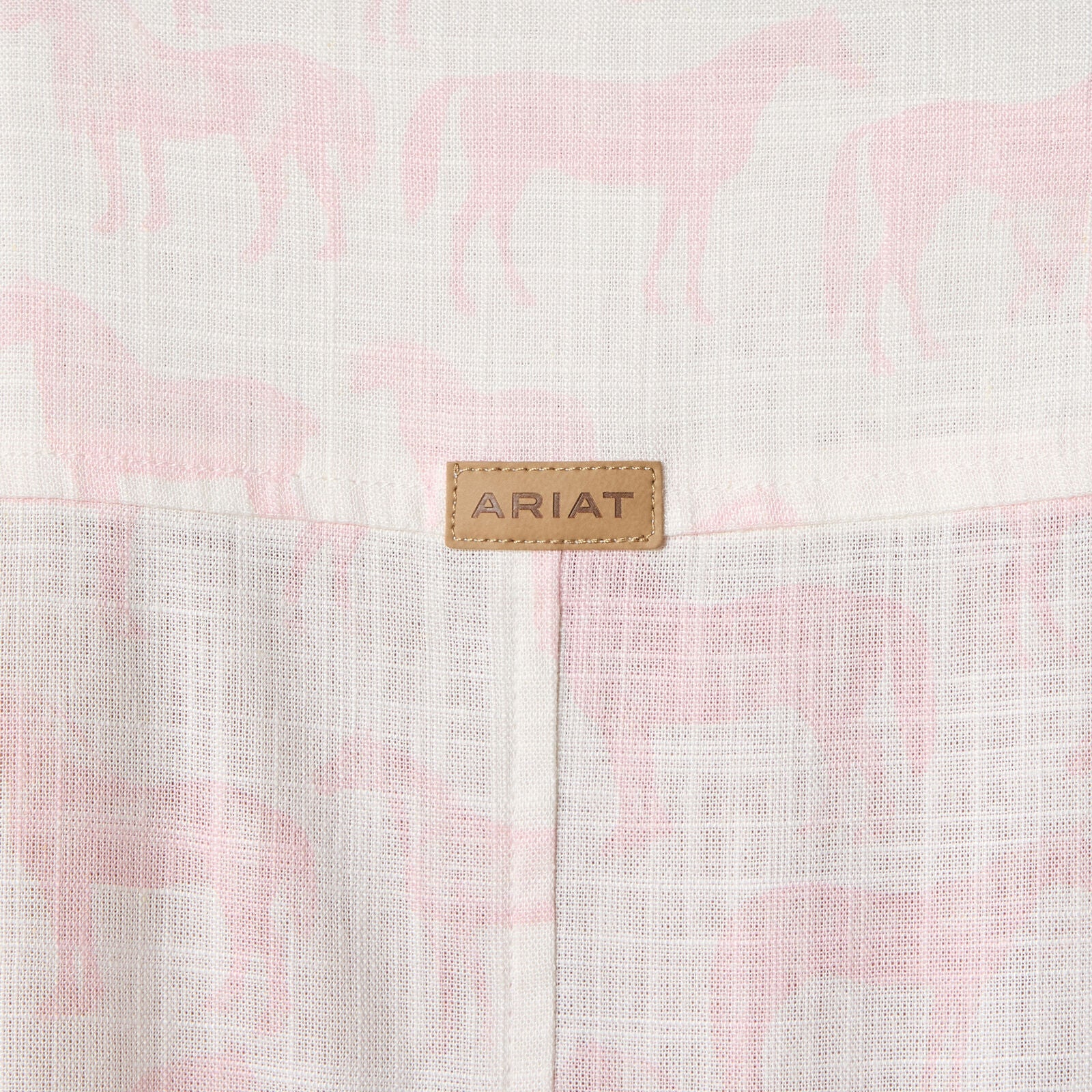 Ariat Womens Rudford L/S Shirt (10072746) Icy Pink Horse Print