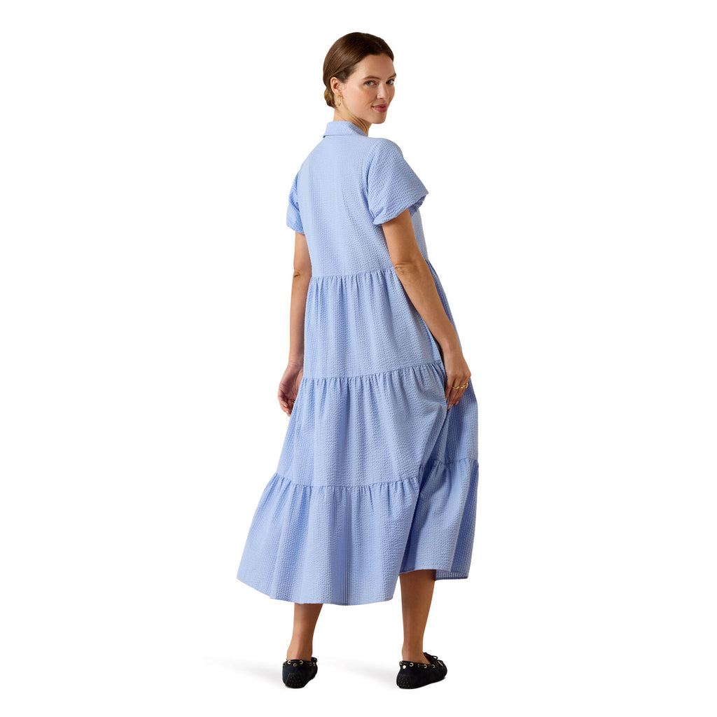 Ariat Womens Dovestone S/S Dress (10072751) Pacific Blue