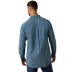 Ariat Mens Jordi Fitted L/S Shirt (10071600) Poseidon Geo Print