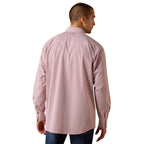 Ariat Mens Truth Classic Fit Snap L/S Shirt (10071723) Brick Red Medallion Print