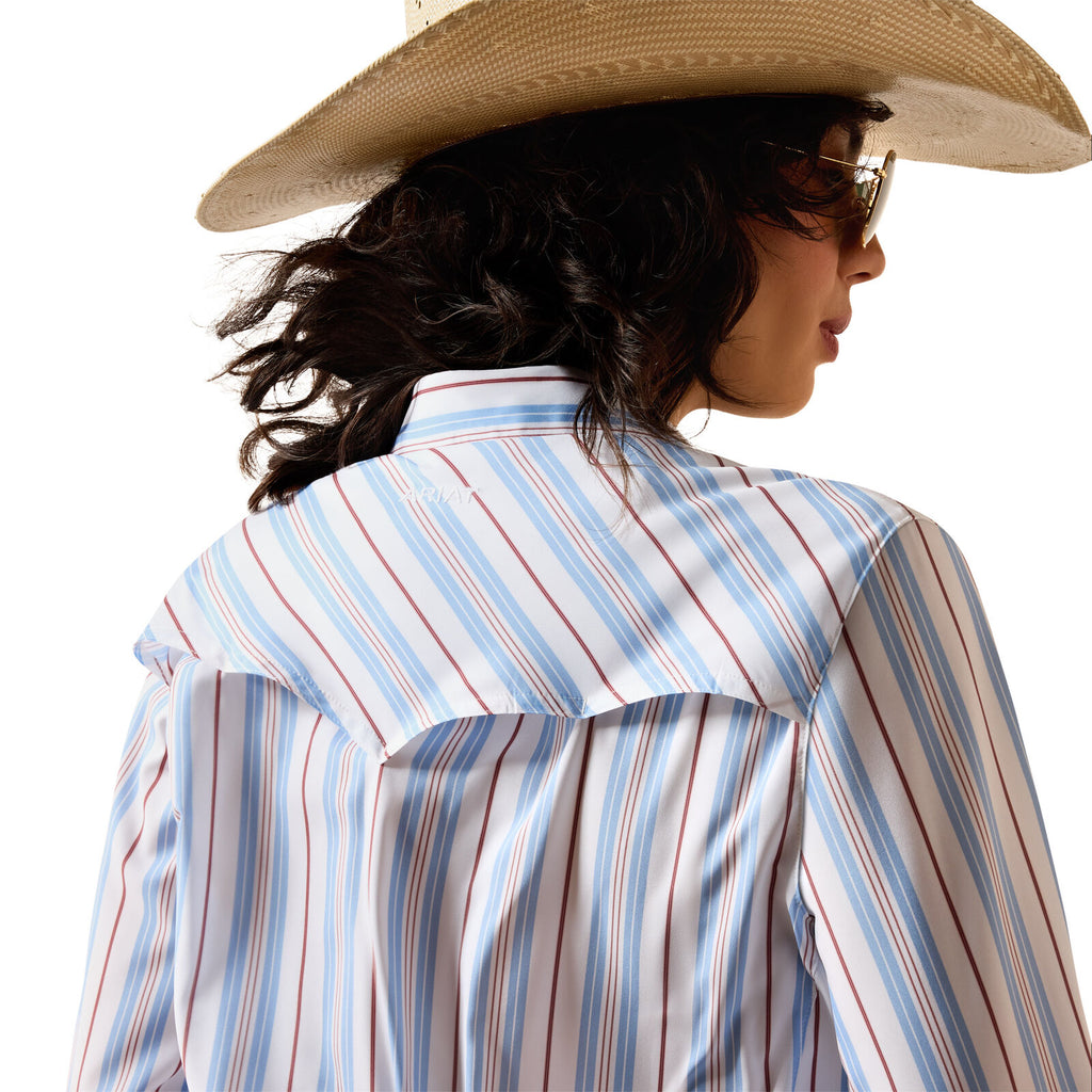 Ariat Womens Western Venttek L/S Shirt (10071066) Multicolour Stripe
