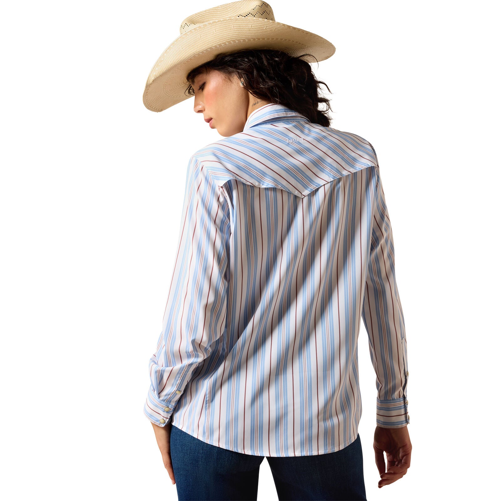 Ariat Womens Western Venttek L/S Shirt (10071066) Multicolour Stripe