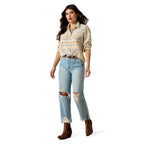 Ariat Womens Billie Jean L/S Shirt (10071515) Sunrise Serape
