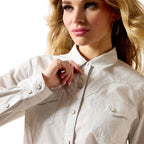 Ariat Womens Stella Western Snap L/S Shirt (10071063) Rope Stripe