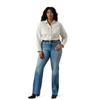 Ariat Womens Stella Western Snap L/S Shirt (10071063) Rope Stripe