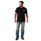 Ariat Mens Canyon Aztec Shield S/S Tee (10054353) Black