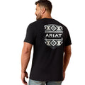 Ariat Mens Canyon Aztec Shield S/S Tee (10054353) Black