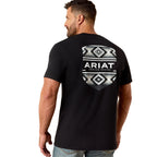 Ariat Mens Canyon Aztec Shield S/S Tee (10054353) Black