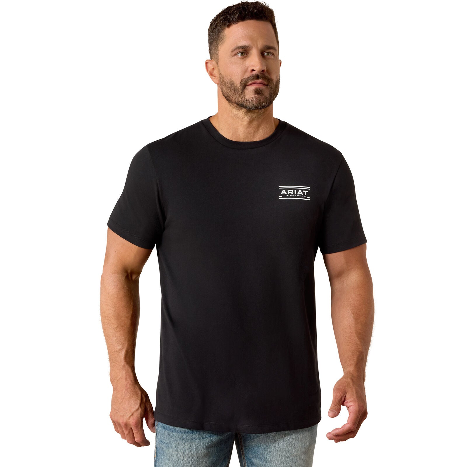Ariat Mens Canyon Aztec Shield S/S Tee (10054353) Black