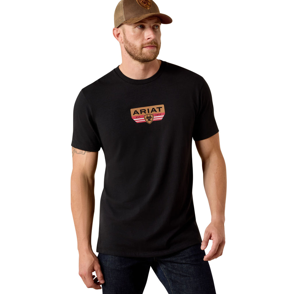 Ariat Mens Highland Sundowner S/S Tee (10071187) Black