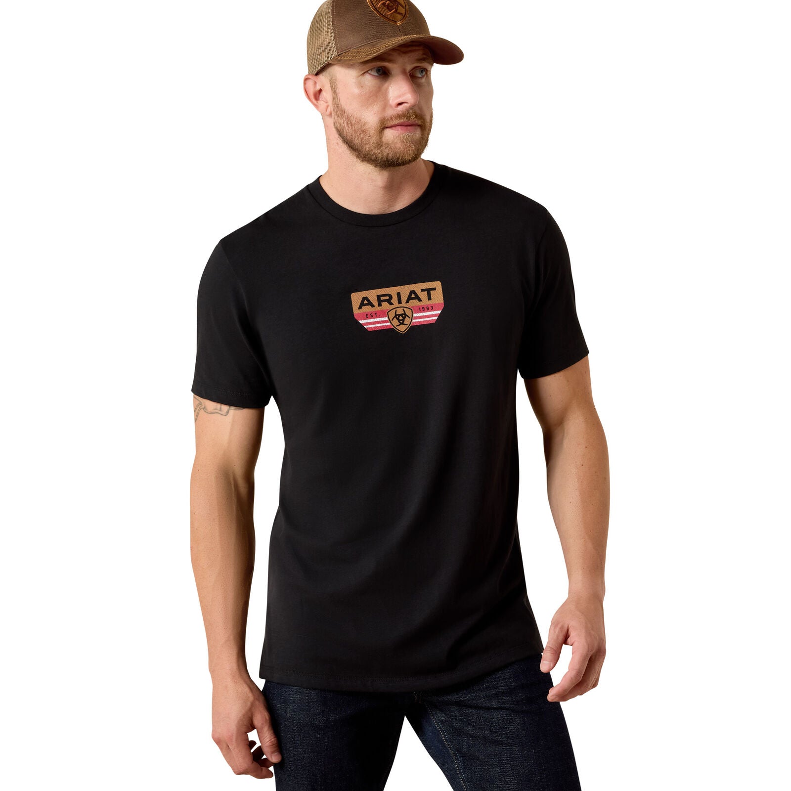Ariat Mens Highland Sundowner S/S Tee (10071187) Black