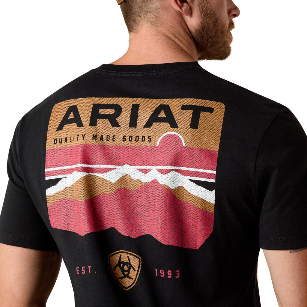 Ariat Mens Highland Sundowner S/S Tee (10071187) Black