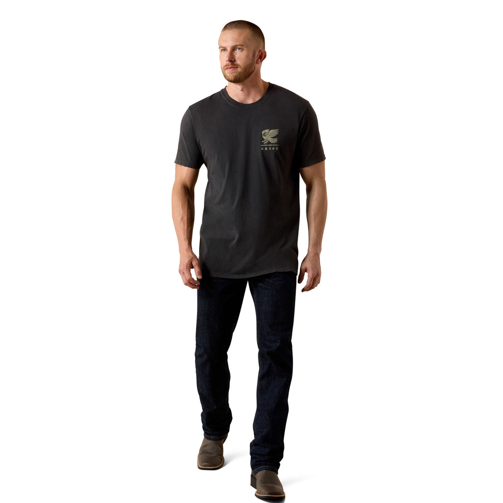 Ariat Mens Fuerza Y Destino S/S Tee (10071189) Vintage Black