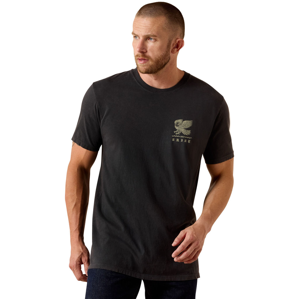 Ariat Mens Fuerza Y Destino S/S Tee (10071189) Vintage Black