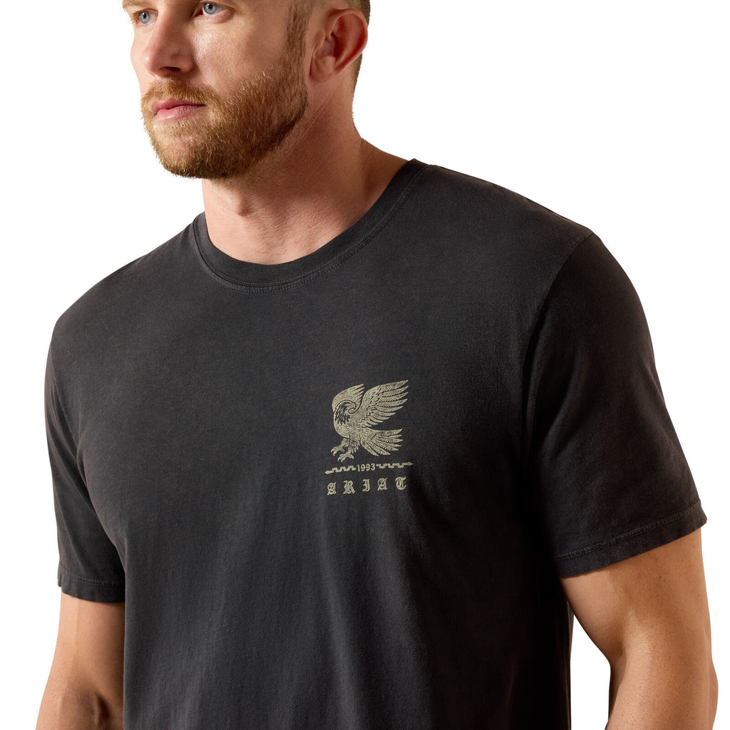 Ariat Mens Fuerza Y Destino S/S Tee (10071189) Vintage Black