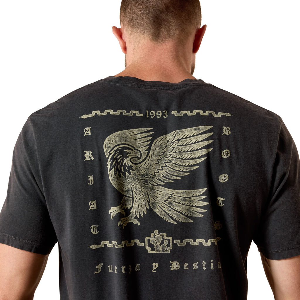 Ariat Mens Fuerza Y Destino S/S Tee (10071189) Vintage Black
