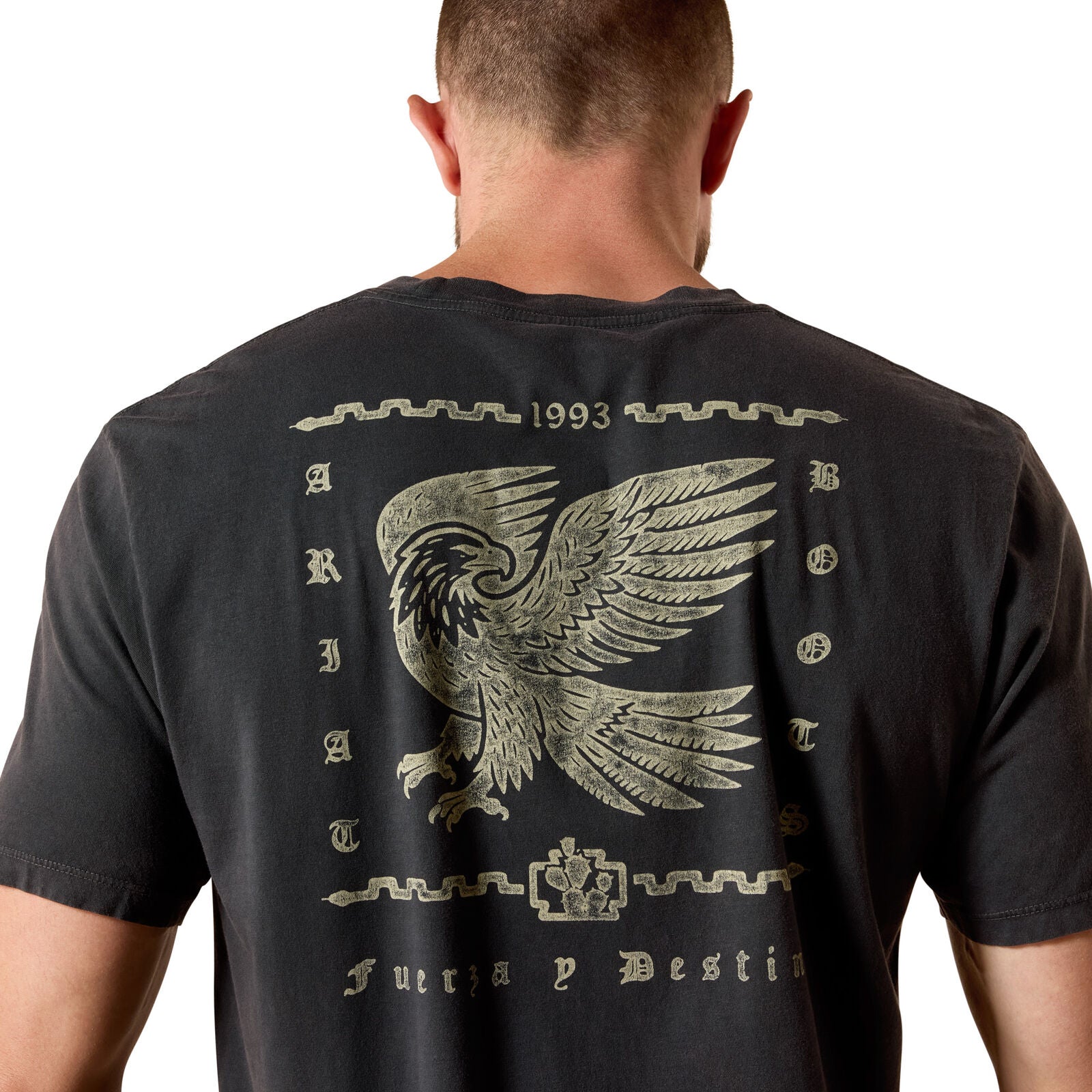 Ariat Mens Fuerza Y Destino S/S Tee (10071189) Vintage Black