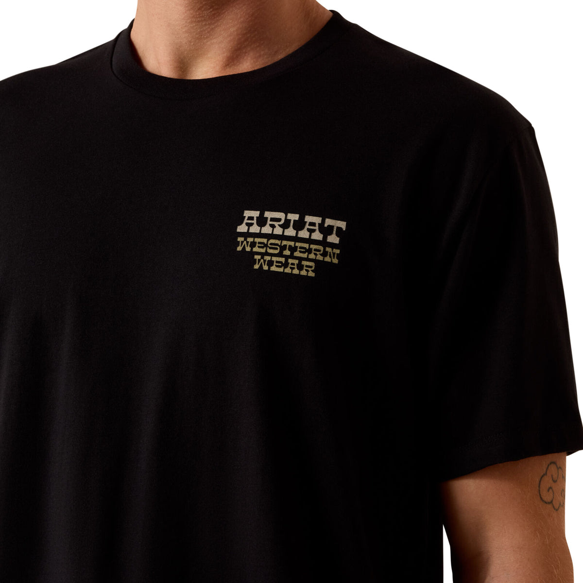 Ariat Mens Country And Western Lockup S/S Tee (10073418) Black