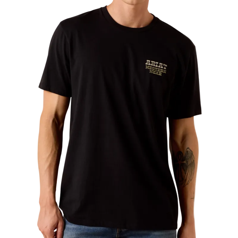 Ariat Mens Country And Western Lockup S/S Tee (10073418) Black