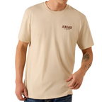 Ariat Mens Cowboy Up S/S Tee (10073414) Natural