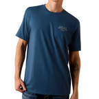 Ariat Mens Drop Down Eagle S/S Tee (10073417) Key Largo