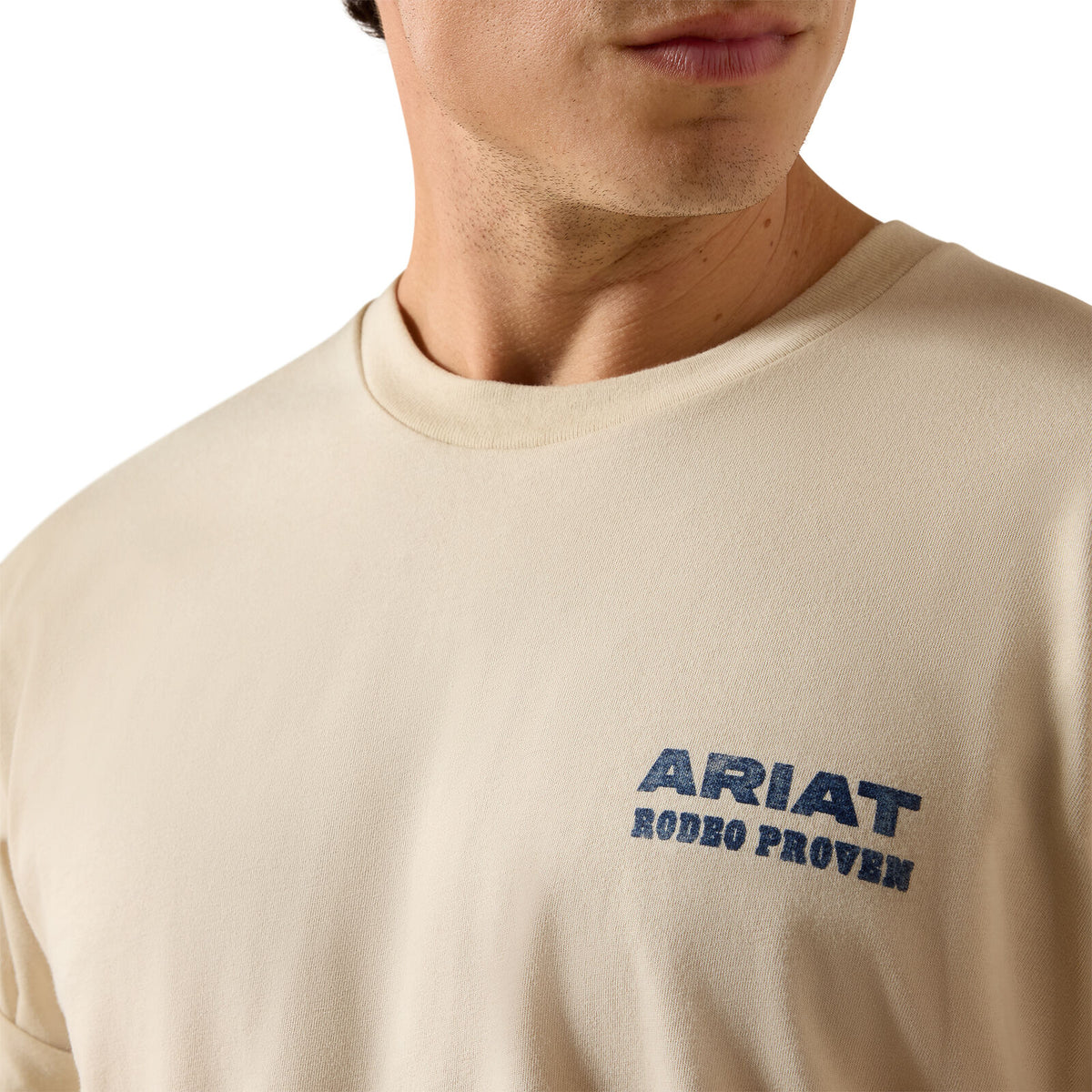 Ariat Mens Proven Stamp S/S Tee Natural (10073416) Natural