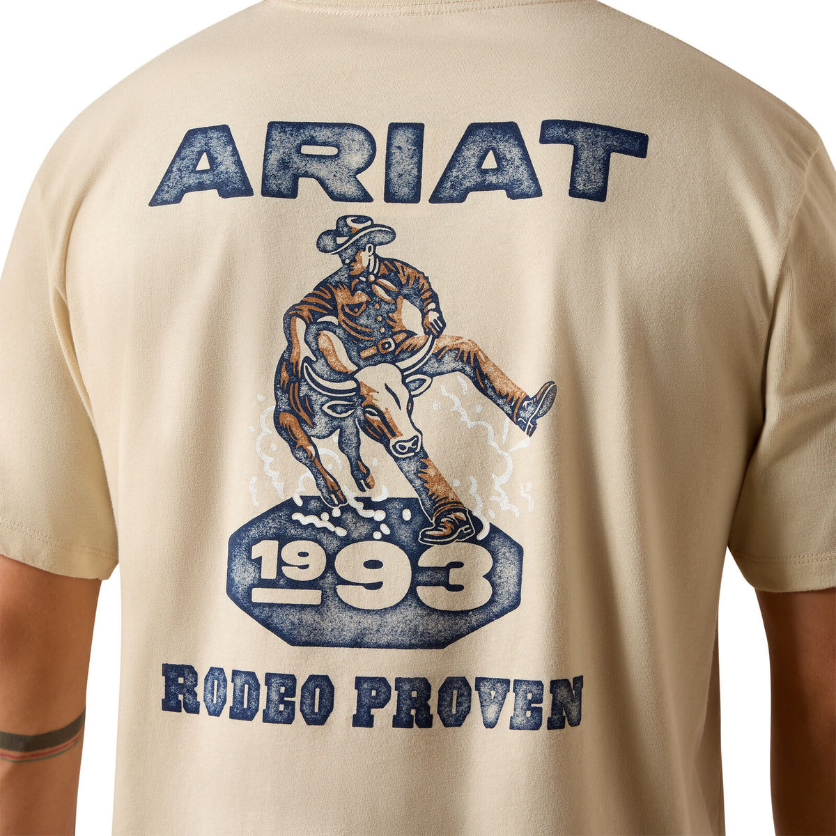 Ariat Mens Proven Stamp S/S Tee Natural (10073416) Natural