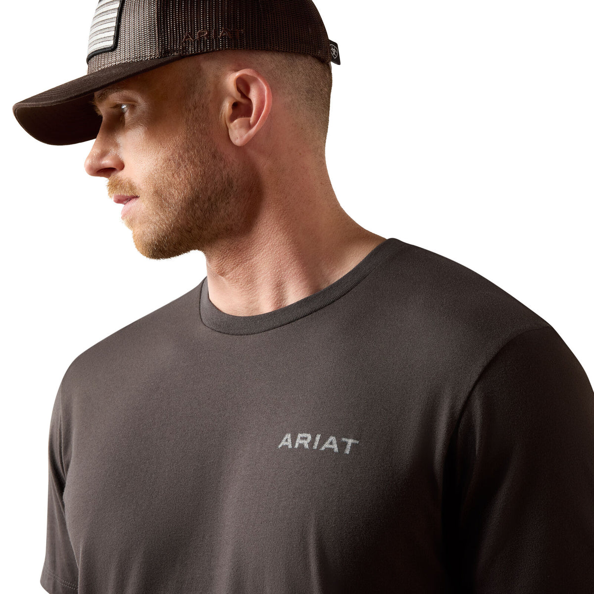 Ariat Mens Southwest Mountain Man S/S Tee (10062951) Vintage Black