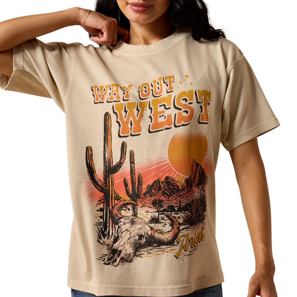 Ariat Womens Desert Sun S/S Tee (10078379) French Oak