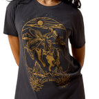 Ariat Womens Tombstone S/S Tee (10078386) Smoke