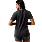 Ariat Womens Tombstone S/S Tee (10078386) Smoke