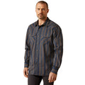 Ariat Mens Horne Retro Snap L/S Shirt (10065758) Navy