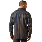 Ariat Mens Horne Retro Snap L/S Shirt (10065758) Navy