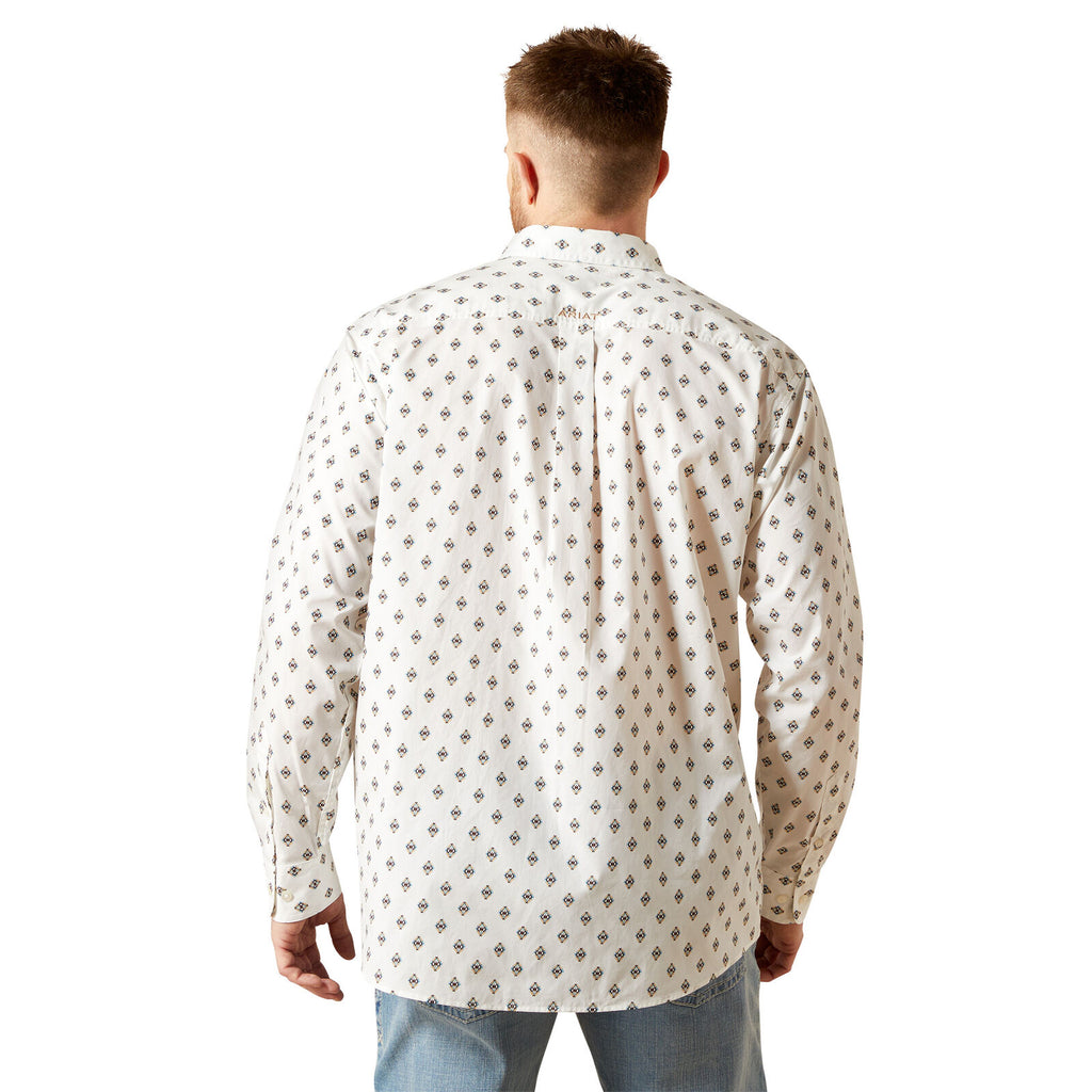 Ariat Mens Thell L/S Shirt (10065769) White