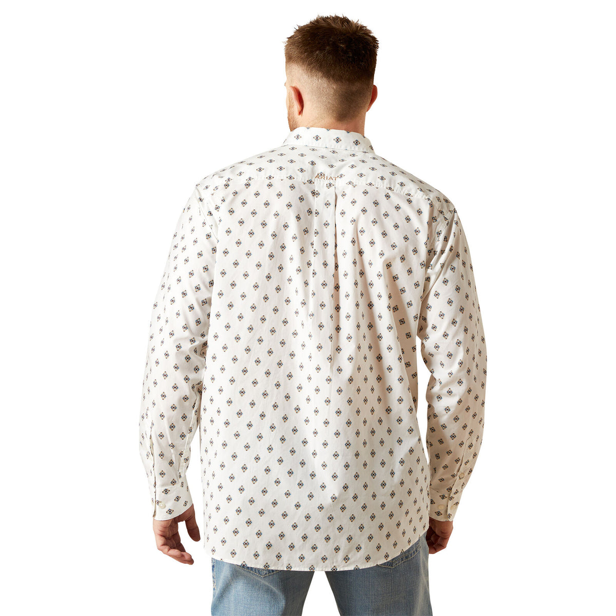 Ariat Mens Thell L/S Shirt (10065769) White