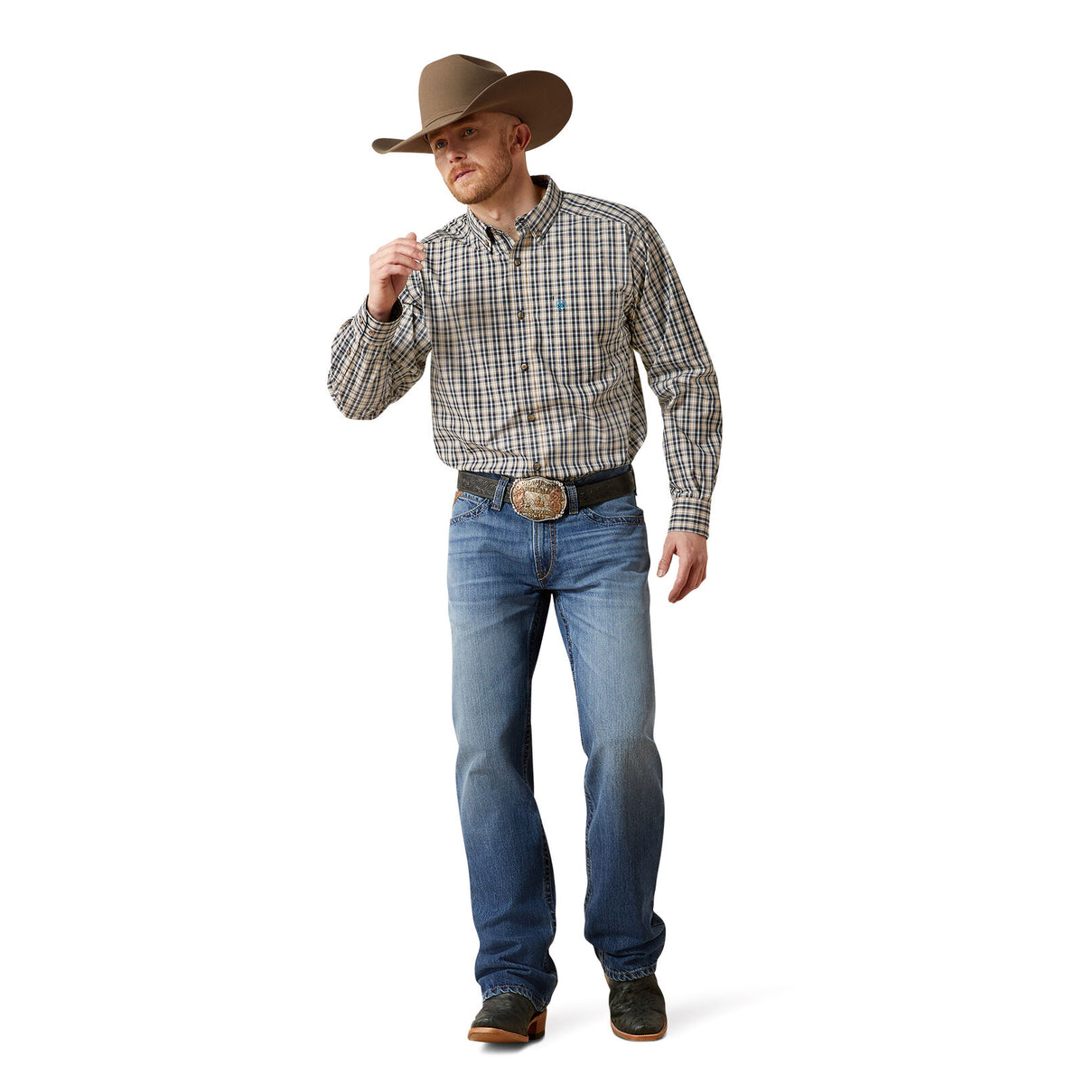 Ariat Mens Pro Series Tex L/S Shirt (10065775) Black