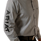 Ariat Mens Team Pablo L/S Shirt (10065815) White/Black