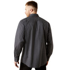 Ariat Mens Wrinkle Free Johnson Snap L/S Shirt (10065972) Black