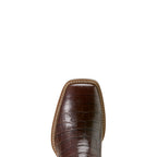 Ariat Mens Sport Latigo Wide Square Toe Western Boots (10074167) Croc Print/Bitter Chocolate