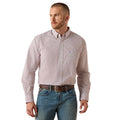 Ariat Mens Tiernan Classic Fit L/S Shirt (10071609) White Geo Print