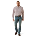 Ariat Mens Tiernan Classic Fit L/S Shirt (10071609) White Geo Print