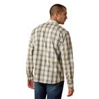 Ariat Mens Retro Holt Fitted Snap L/S Shirt (10071643) Four Leaf Clover Plaid