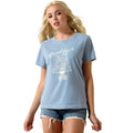 Ariat Womens Lucky Dreams S/S Tee (10071112) Ashleigh Blue