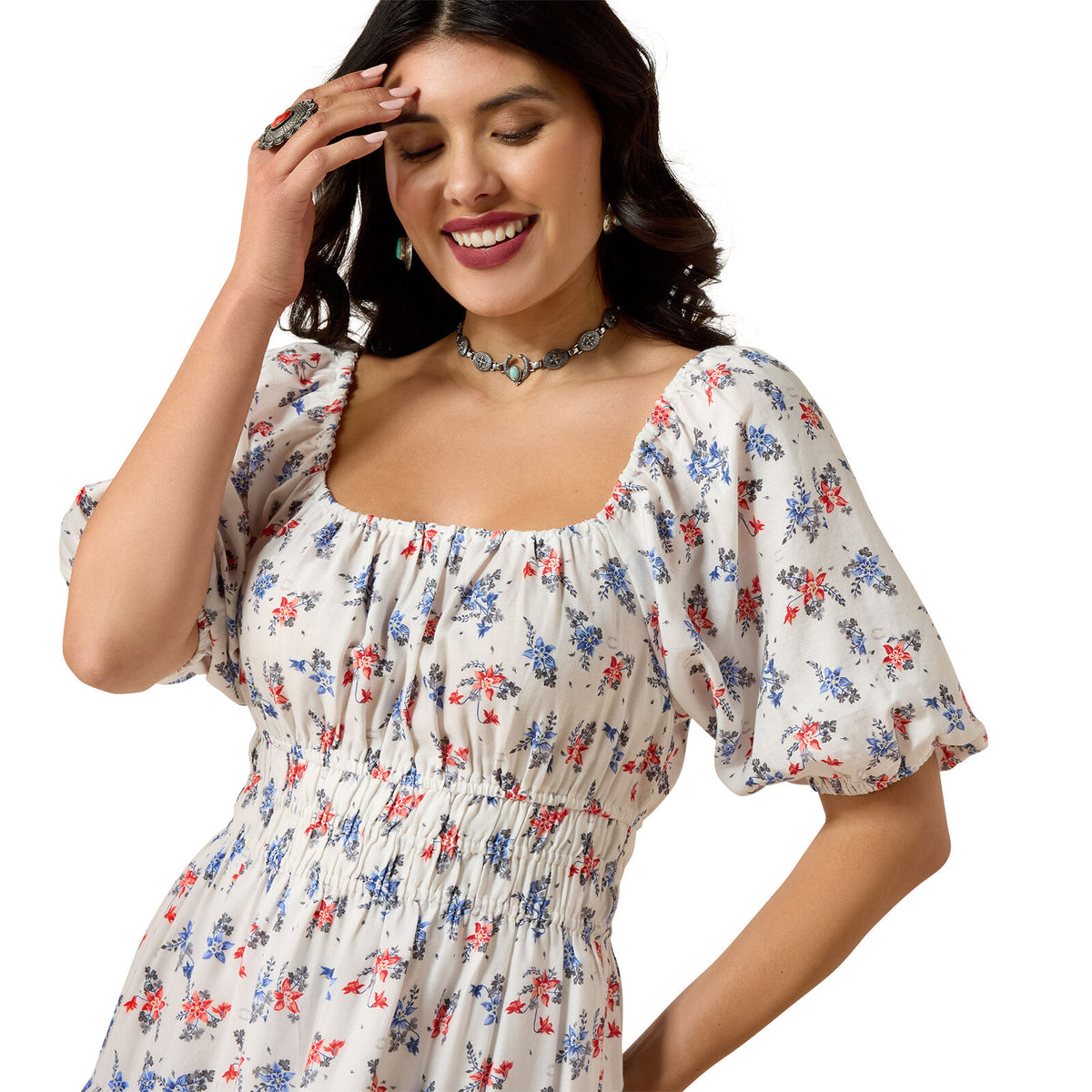 Ariat Womens Juliet Dress (10071133) Floral Print