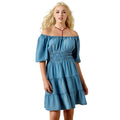 Ariat Womens Juliet Dress (10071132) Light Wash Indigo