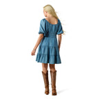 Ariat Womens Juliet Dress (10071132) Light Wash Indigo