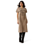 Ariat Womens Bandito Dress (10071652) Taupe Mineral Wash