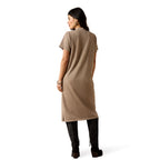 Ariat Womens Bandito Dress (10071652) Taupe Mineral Wash